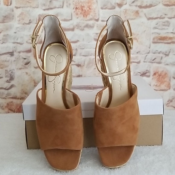 New Jessica Simpson Suella Leather Sandals - Picture 7 of 13